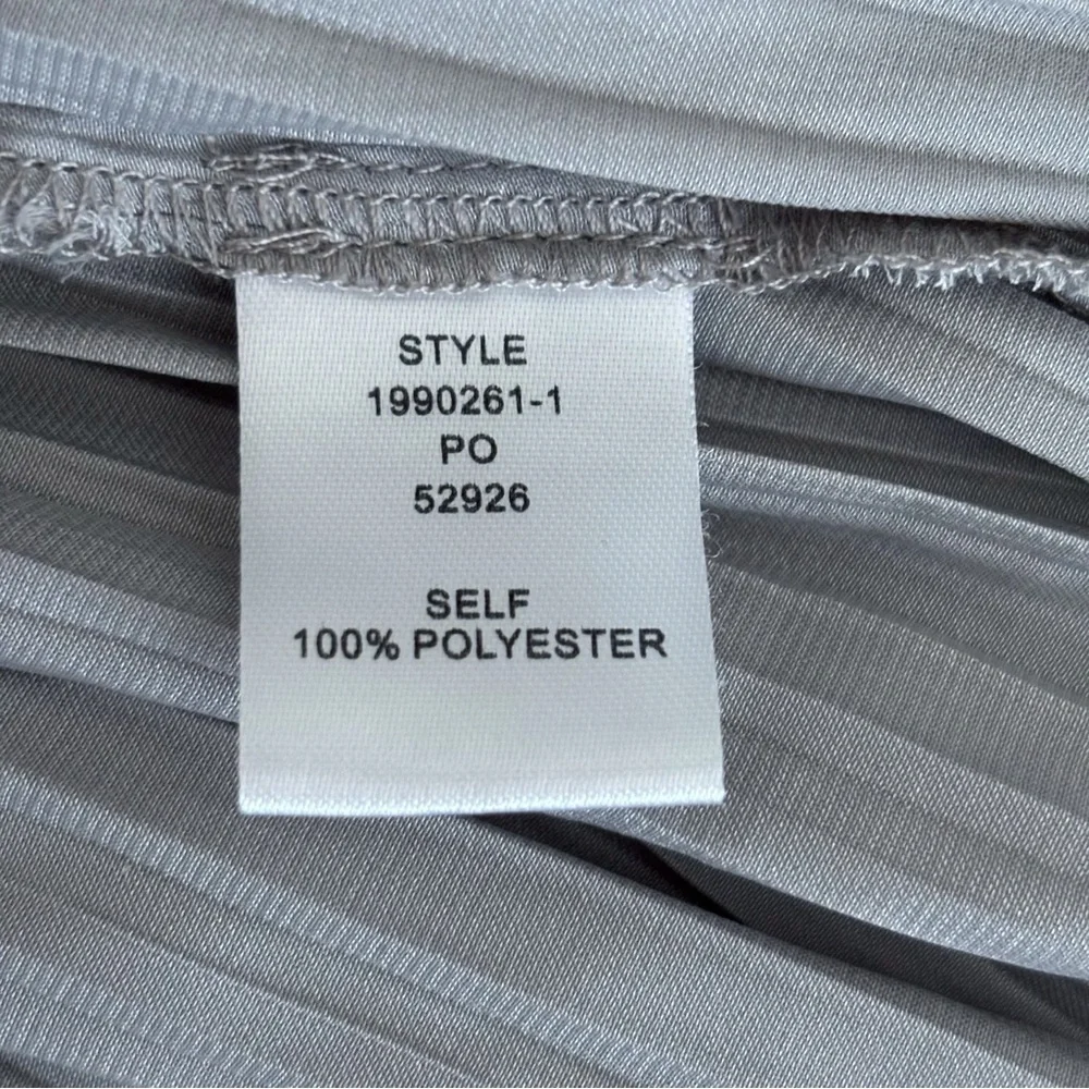 Current Air Grey Smocked Pleated Zoey Mini Dress Medium Minimalist